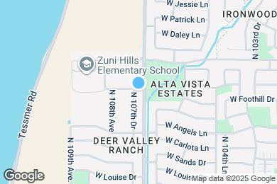 Map image of the property - 22381 N 107th Dr
