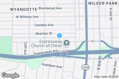 Map image of the property - 529 W Florence Ave