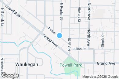 Map image of the property - 703 Porter St