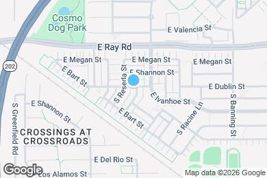 Map image of the property - 1722 S Roanoke St