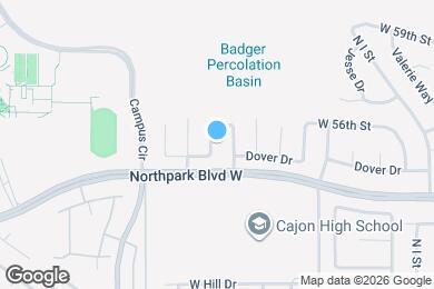 Map image of the property - 5543 N Magnolia Dr