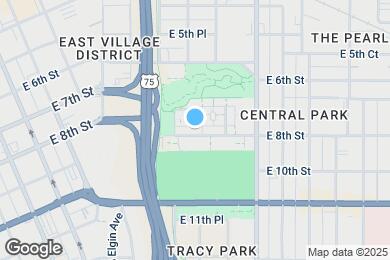 Map image of the property - 1049 E 8th St