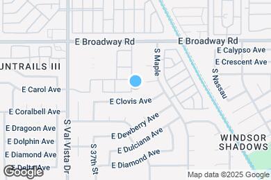 Map image of the property - 3755 E Broadway Rd