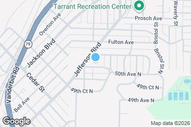 Map image of the property - 4118 50th Ave N