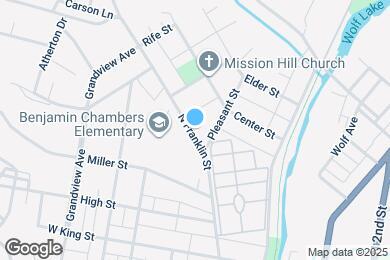 Map image of the property - 426 N Franklin St
