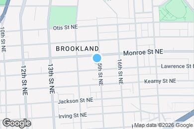 Map image of the property - 3406 15th St NE