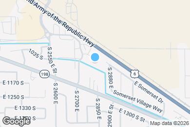 Map image of the property - 1069 S 2560 E