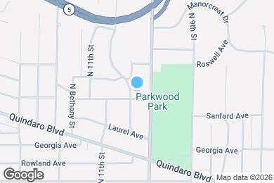 Map image of the property - 2903 Parkwood Blvd