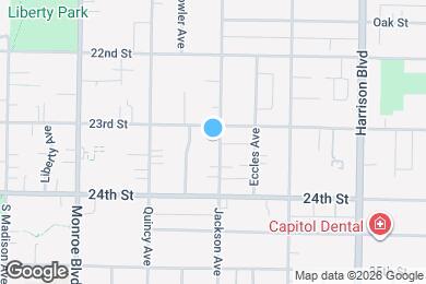 Map image of the property - 2321 Jackson Ave