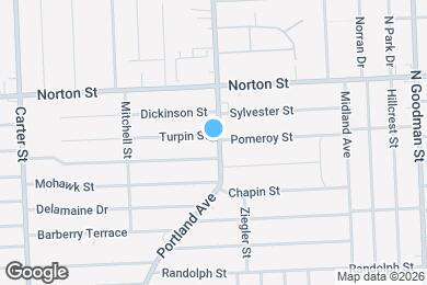 Map image of the property - 1105#A Portland Avenue, 14621; #1600027 - 1600027