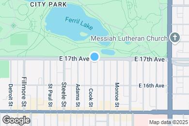 Map image of the property - Kent Apartments
