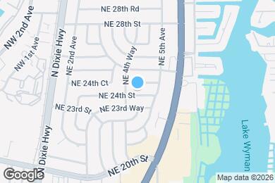 Map image of the property - 441 NE 24th St