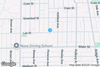 Map image of the property - 947 Florence Ave
