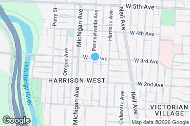 Map image of the property - 1104 Pennsylvania Ave