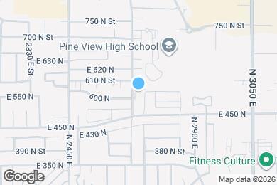 Map image of the property - 600 N 2450 E