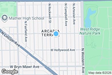 Map image of the property - 5746 N Maplewood Ave