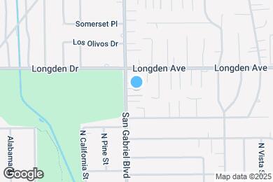 Map image of the property - 6248 N San Gabriel Blvd