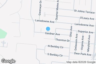 Map image of the property - 3806 Gardner Ave