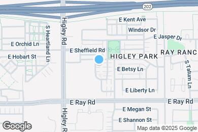 Map image of the property - 1463 S Sinova Ave