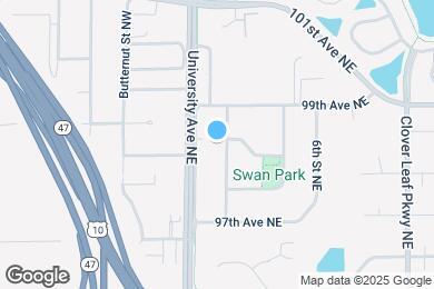 Map image of the property - 9740 3rd St NE
