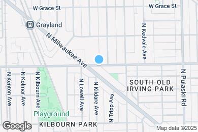 Map image of the property - 4265 W Addison St