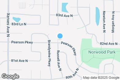 Map image of the property - 8208 Russell Ave N