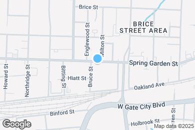 Map image of the property - 2003 Spring Garden St