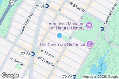 Map image of the property - 122 W 76th St