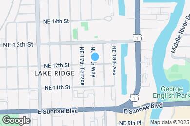 Map image of the property - 1747 NE 12th St