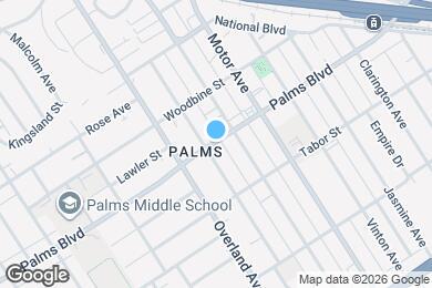 Map image of the property - 10524 Palms Blvd