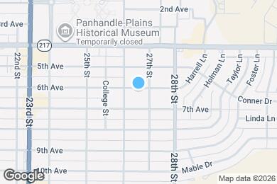Map image of the property - 2608 6th Ave