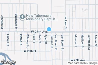 Map image of the property - 819 W 25th Ave
