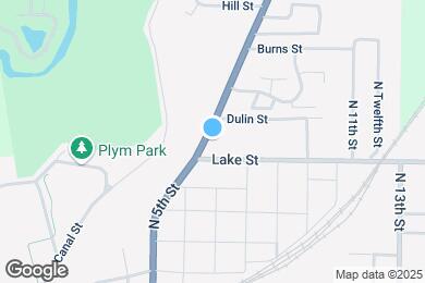 Map image of the property - 1415 N 5th St