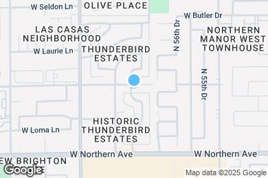 Map image of the property - 5721 W Royal Palm Rd