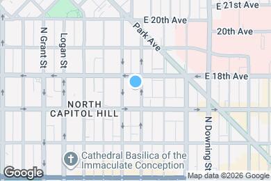 Map image of the property - 1743 N Clarkson St
