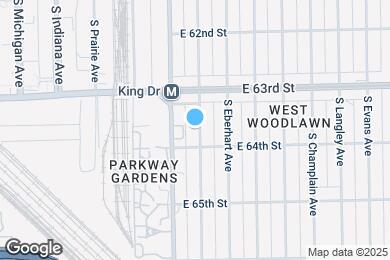 Map image of the property - 6338 S Vernon Ave