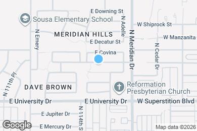 Map image of the property - 11445 E Contessa St