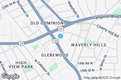 Map image of the property - 2105 N Glebe Rd