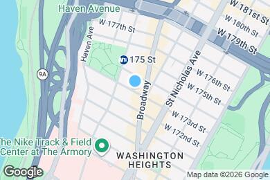 Map image of the property - 639 W 173rd St