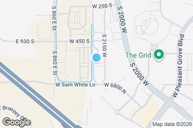 Map image of the property - 684 S 2150 W