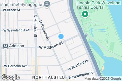 Map image of the property - 604 W Addison St