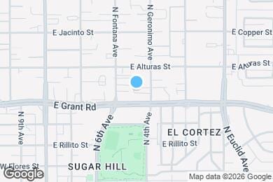 Map image of the property - 2419 N Geronimo Ave