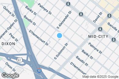 Map image of the property - 426 S Hennessey St