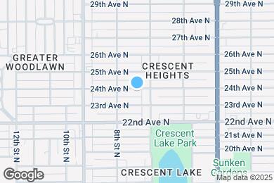 Map image of the property - 730 24th Ave N