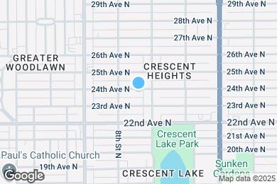 Map image of the property - 730 24th Ave N