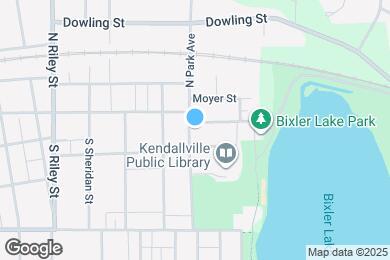 Map image of the property - 105 S Park Ave