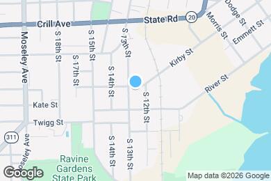 Map image of the property - 1217 Kirby St