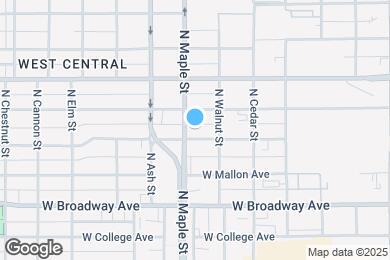 Map image of the property - 1524 W Dean Ave