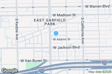Map image of the property - 2940 W Adams St