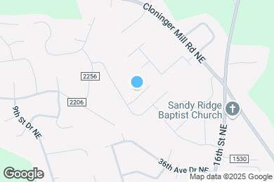 Map image of the property - 3731 13th St NE